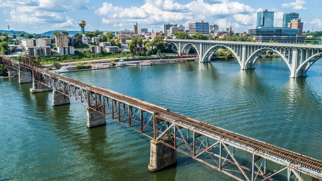 Bridges over the Tennessee River in Knoxville